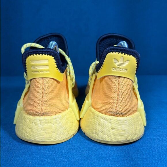 Size 5.5Men/7Women - Adidas Pharrell x NMD Human Race Yellow - Picture 2 of 9